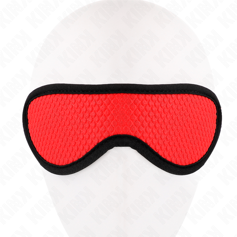 KINK - BANDAGE TEXTURÉ À ÉCAILLES AVEC BORD RECOUVERT ROUGE 20 x 7 CM KINK MASKED ALLURE