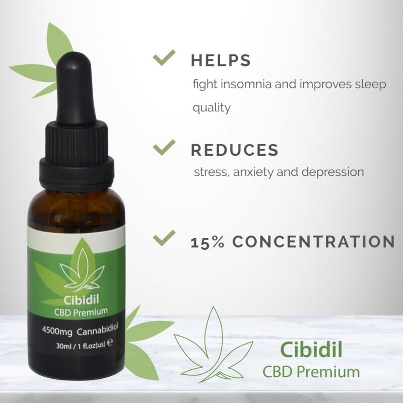 500 COSMETICS - CIBIDIL HUILE DE CBD RELAXANTE 15 % 30 ML 500COSMETICS