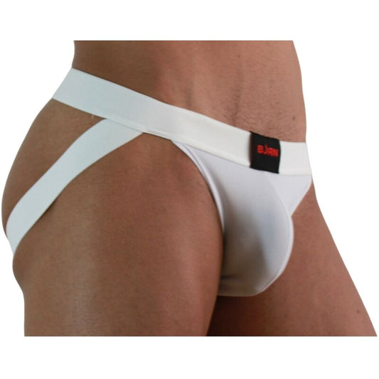 BURN - 007 JOCK LYCRA BLANC S BURN