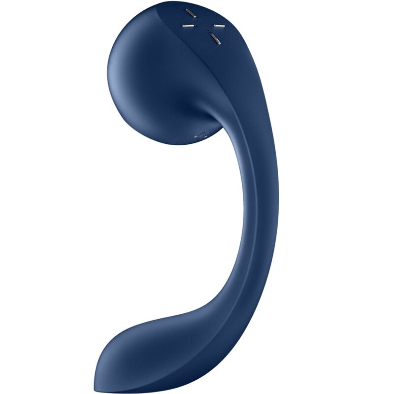SATISFYER - PRO+ WAVE 4 STIMULATEUR POINT G ET IMPULSION D'AIR APPLICATION GRATUITE BLEU FONCÉ SATISFYER AIR PULSE