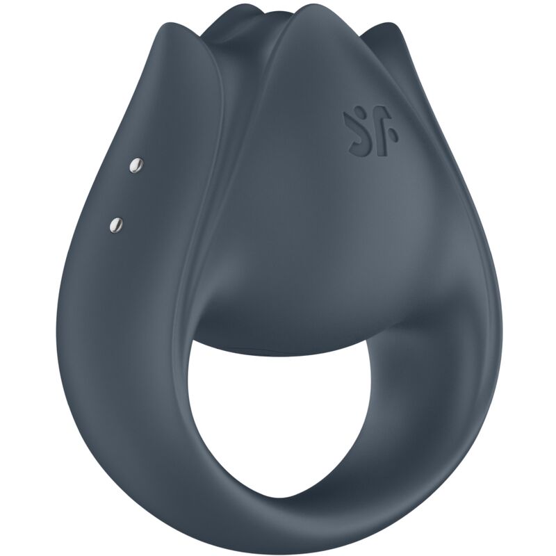 SATISFYER - PERFECT PAIR 2 MULTIVIBRATEUR 2 EN 1 ANNEAU PÉNIS ET STIMULATEUR DE DOIGTS GRIS SATISFYER PARTNER