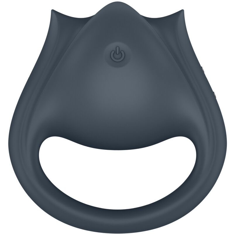 SATISFYER - PERFECT PAIR 2 MULTIVIBRATEUR 2 EN 1 ANNEAU PÉNIS ET STIMULATEUR DE DOIGTS GRIS SATISFYER PARTNER