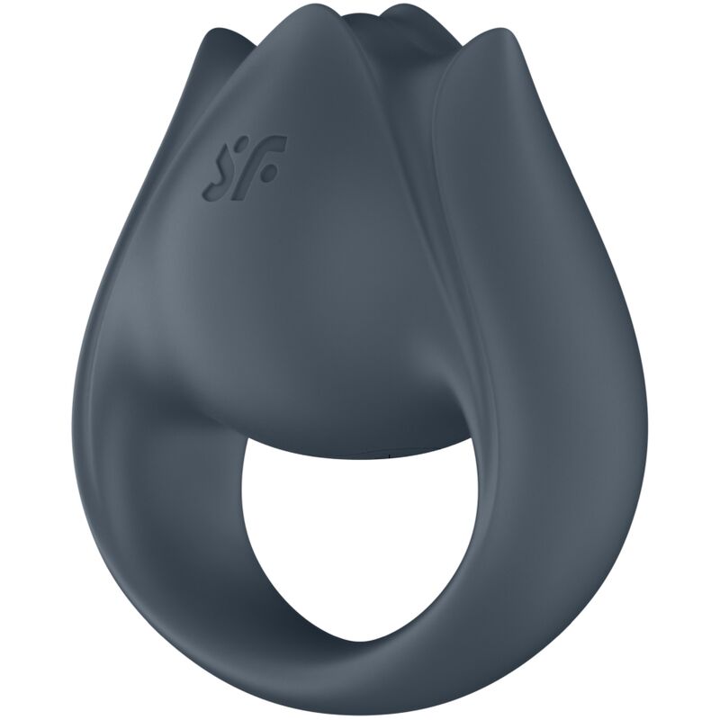 SATISFYER - PERFECT PAIR 2 MULTIVIBRATEUR 2 EN 1 ANNEAU PÉNIS ET STIMULATEUR DE DOIGTS GRIS SATISFYER PARTNER