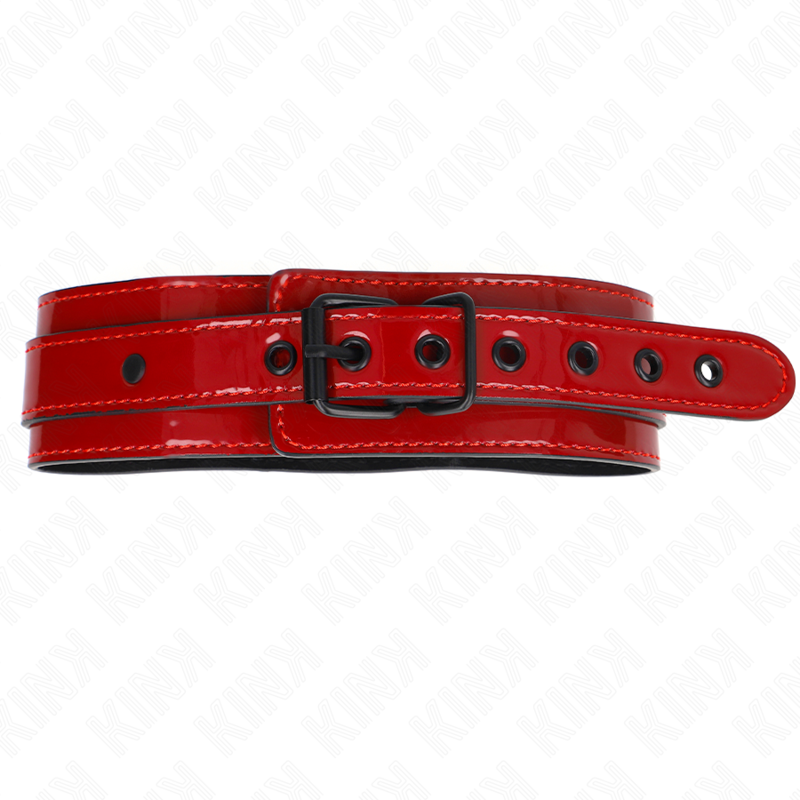 KINK - COLLIER AJUSTABLE ROUGE VIN 37,5-49,5 CM X 5 CM KINK COLLAR & GAG