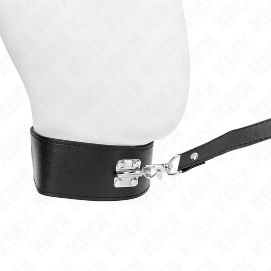 KINK - COLLIER AVEC CEINTURE 116 CM MODÈLE 2 RÉGLABLE 36-43 CM X 5 CM KINK COLLAR & GAG