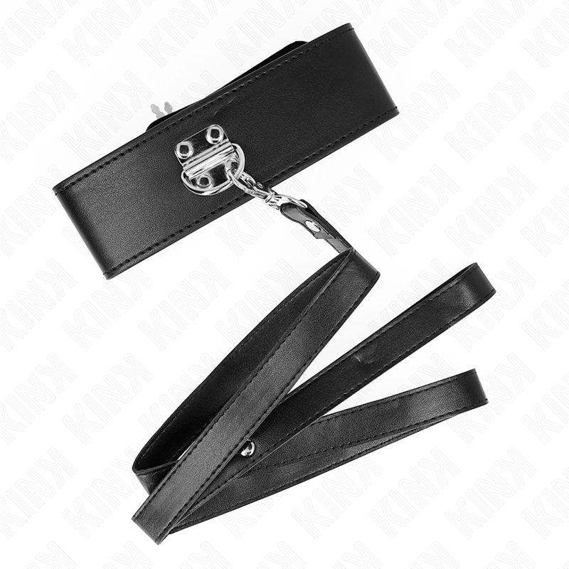 KINK - COLLIER AVEC CEINTURE 116 CM MODÈLE 2 RÉGLABLE 36-43 CM X 5 CM KINK COLLAR & GAG