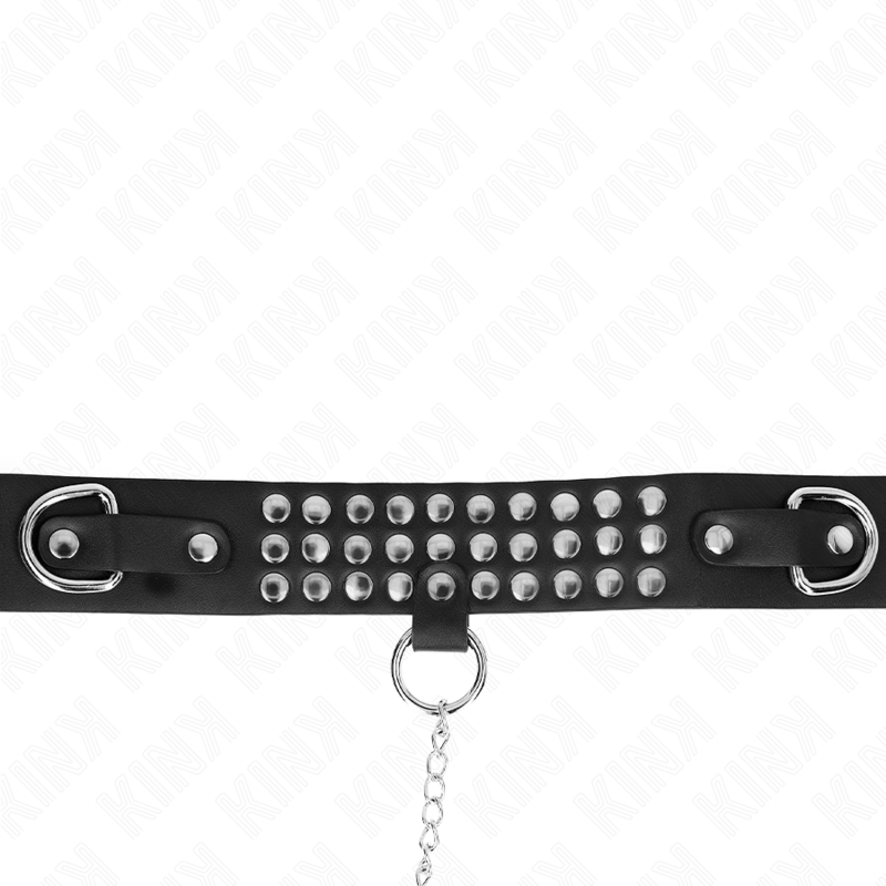 KINK - COLLIER AVEC BRACELET 65 CM AVEC BRILLANT RÉGLABLE 37-42 CM X 5,3 CM KINK COLLAR & GAG