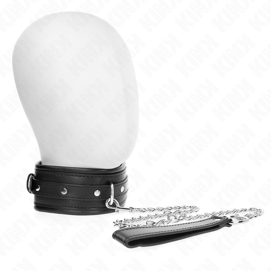 KINK - COLLIER AVEC BRACELET À BOUCLE BRILLANTE 65 CM 48,5 CM X 5,3 CM KINK COLLAR & GAG