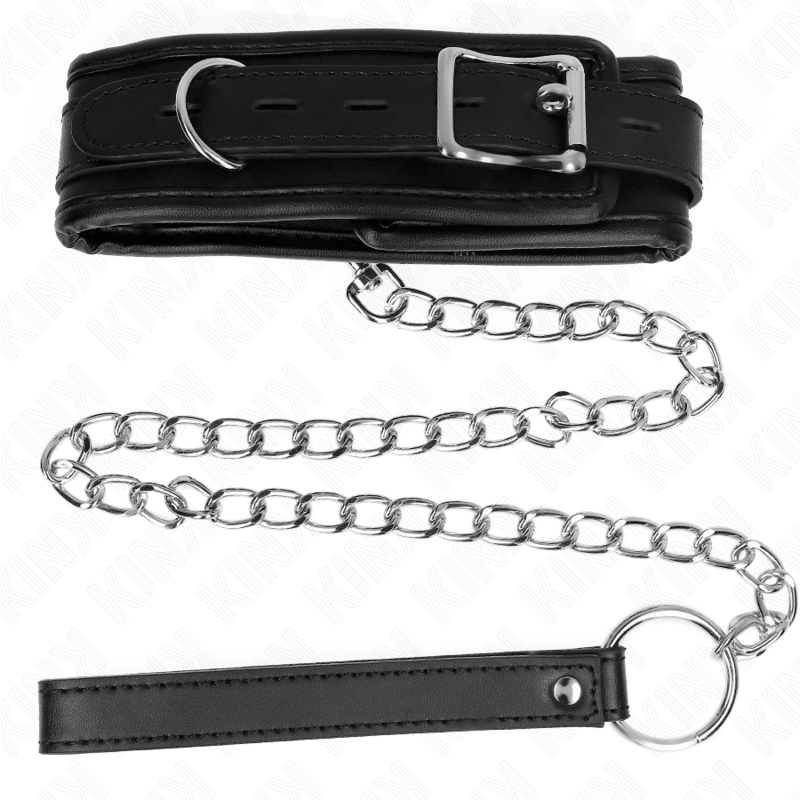 KINK - COLLIER MODÈLE BASIC AVEC LAISSE 65 CM MODÈLE 1 53 X 6 CM KINK COLLAR & GAG