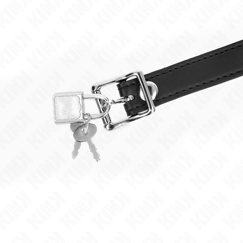 KINK - BÂTON EN SILICONE 4 CM AVEC SERRURE 60 x 2 CM KINK COLLAR & GAG