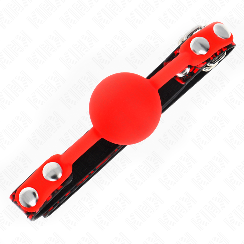 KINK - BOULE EN SILICONE 4 CM GAG MODÈLE 2 60 x 2 CM KINK COLLAR & GAG