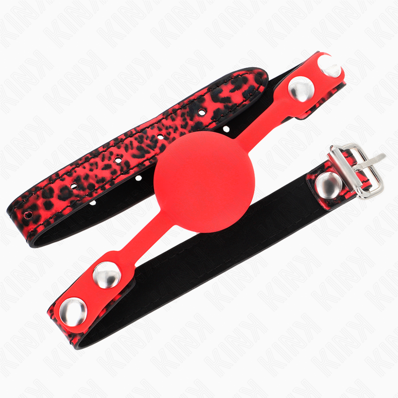 KINK - BOULE EN SILICONE 4 CM GAG MODÈLE 2 60 x 2 CM KINK COLLAR & GAG