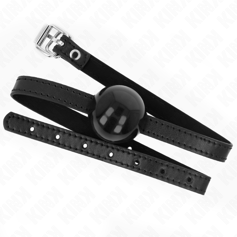 KINK - BALLE SOLIDE SIMPLE NOIRE 4 CM BAG 65 x 1,5 CM KINK COLLAR & GAG