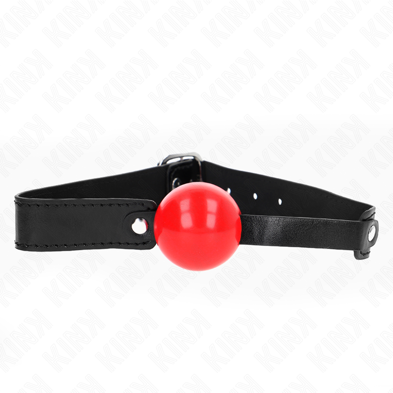 KINK - BALLE TPE SOUPLE 4 CM GAG MODÈLE 1 66 x 2,5 CM RÉGLABLE 41-61 CM KINK COLLAR & GAG