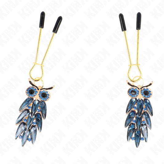 KINK - PINCES À TÉLÉTON PENDENTIF CHOUETTE 6 CM KINK NIPPLE GRIP