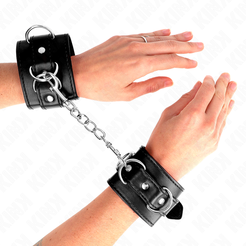 KINK - 3 APPAREILS-POIGNETS AJUSTABLES NOIR 17,5-25 CM X 6 CM KINK WRIST RESTRAINT