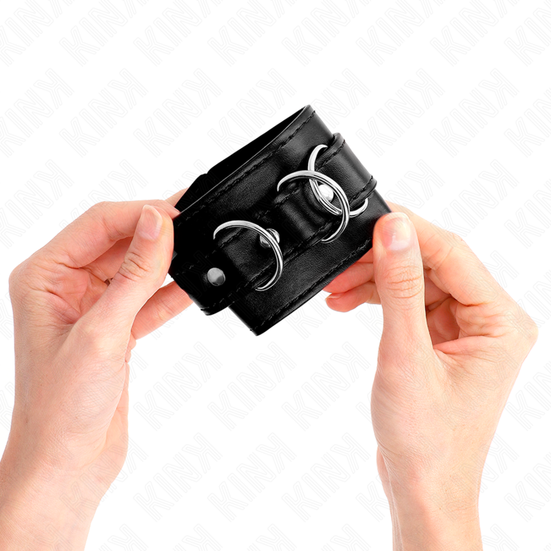 KINK - 3 APPAREILS-POIGNETS AJUSTABLES NOIR 17,5-25 CM X 6 CM KINK WRIST RESTRAINT