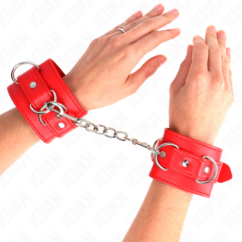 KINK - 3 APPAREILS-POIGNETS AJUSTABLES ROUGE 17,5-25 CM X 6 CM KINK WRIST RESTRAINT