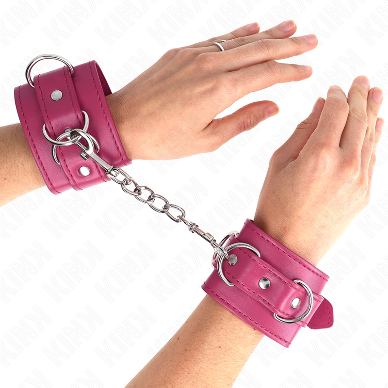 KINK - 3 APPAREILS-POIGNETS AJUSTABLES ROSE 17,5-25 CM X 6 CM KINK WRIST RESTRAINT