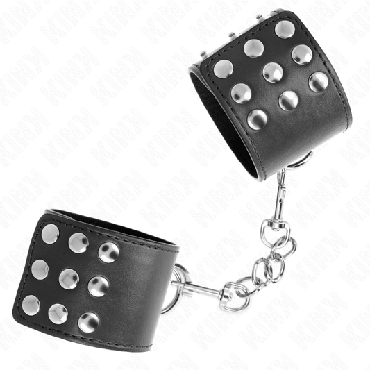 KINK - APPUI-POIGNETS AVEC BOUTON-PRESSION NOIR RÉGLABLE 19-24 CM X 5,5 CM KINK WRIST RESTRAINT