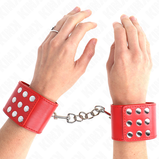 KINK - APPUI-POIGNETS AVEC BOUTON-PRESSION ROUGE RÉGLABLE 19-24 CM X 5,5 CM KINK WRIST RESTRAINT