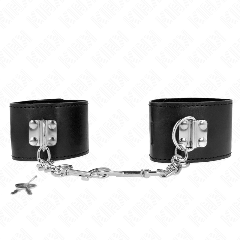 KINK - APPUI-POIGNETS AVEC FERMETURE PAR CADENAS NOIR AJUSTABLE 16-23 CM X 5,5 CM KINK WRIST RESTRAINT