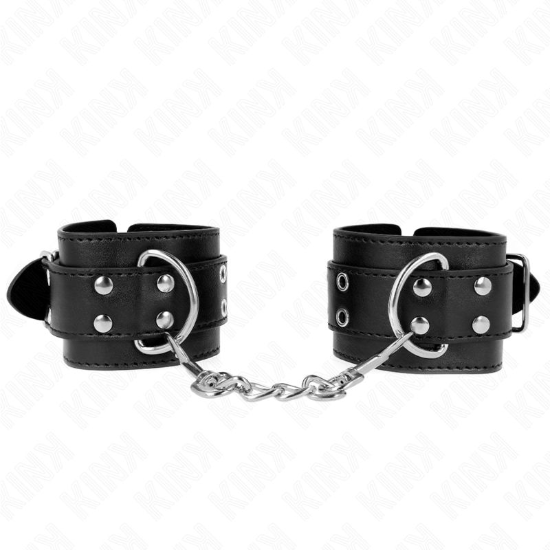 KINK - APPUI-POIGNETS DOUBLE BOUCLE NOIR AJUSTABLE 19-26 CM KINK WRIST RESTRAINT