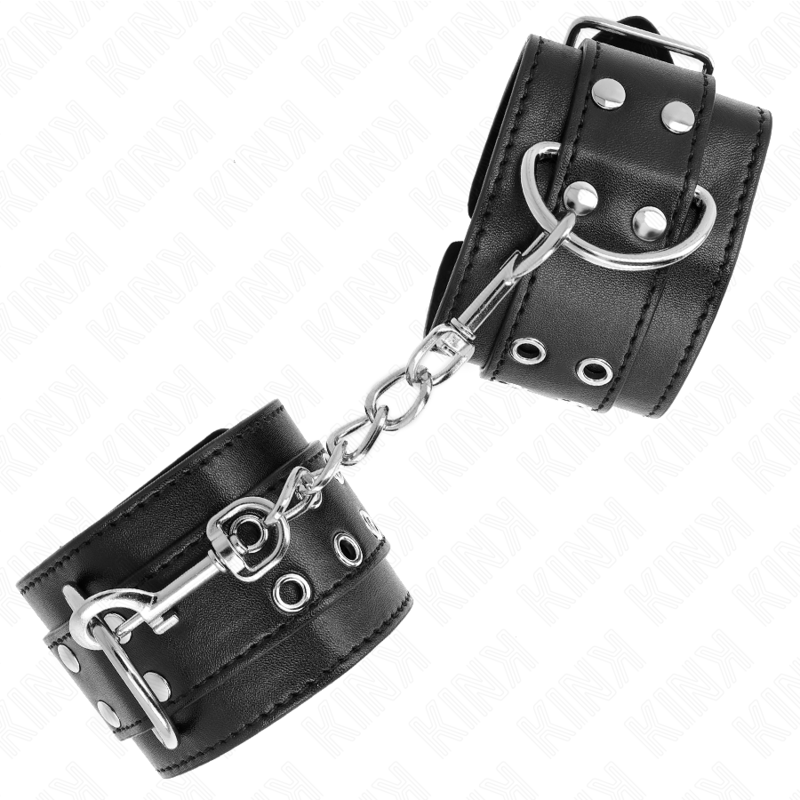 KINK - APPUI-POIGNETS DOUBLE BOUCLE NOIR AJUSTABLE 19-26 CM KINK WRIST RESTRAINT