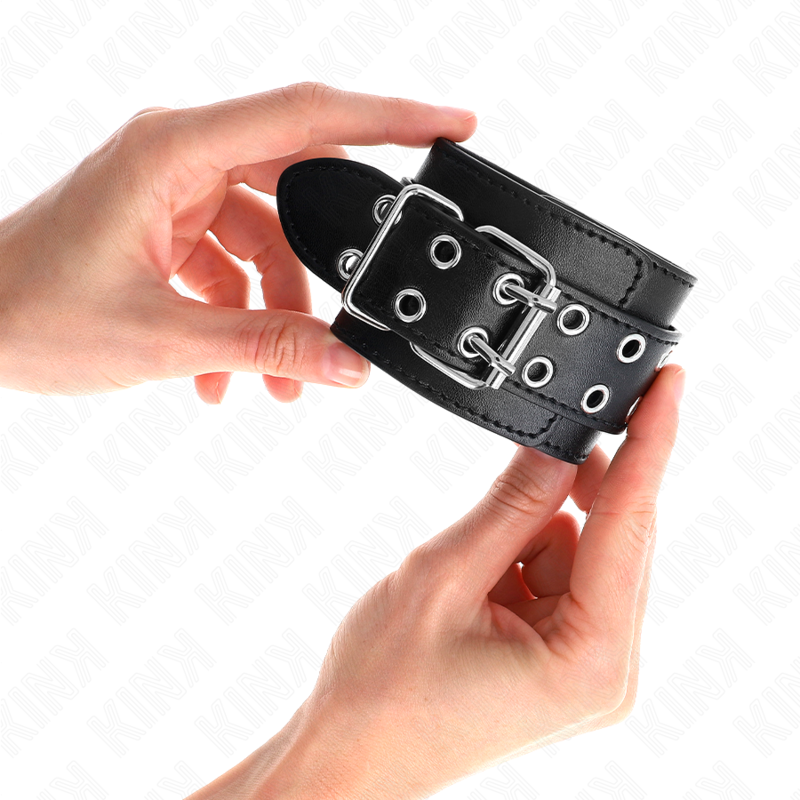 KINK - APPUI-POIGNETS DOUBLE BOUCLE NOIR AJUSTABLE 19-26 CM KINK WRIST RESTRAINT