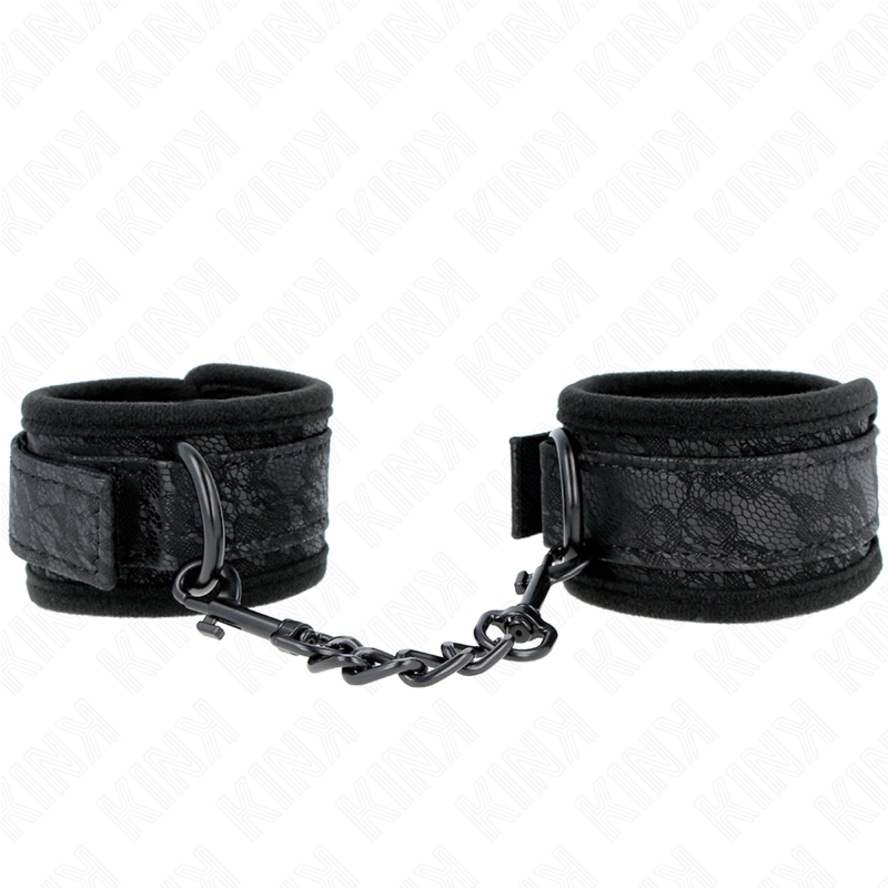 KINK - POIGNETS RECOUVERTS DE DENTELLE FONCÉE NÉOPRÈNE AJUSTABLE NOIR 20-29 CM X 5 CM KINK WRIST RESTRAINT