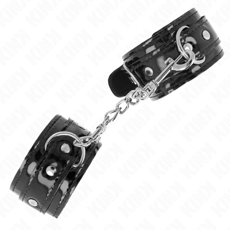 KINK - POIGNETS EN NÉOPRÈNE BRILLANT AJUSTABLES 17-24 CM X 4,5 CM KINK WRIST RESTRAINT