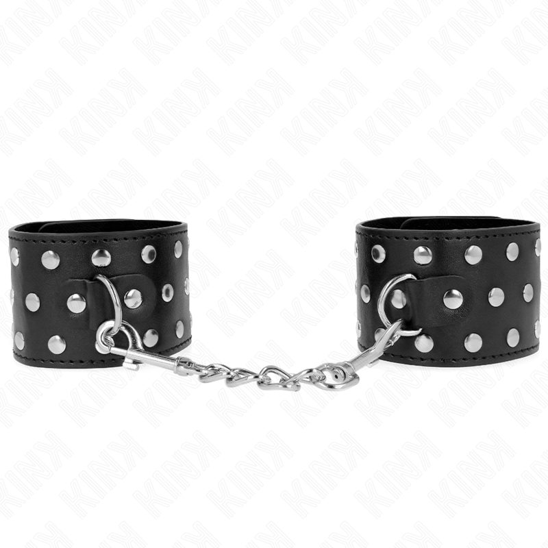 KINK - RETENUES-POIGNETS PUNK RÉGLABLES 19-24 CM X 5,5 CM KINK WRIST RESTRAINT