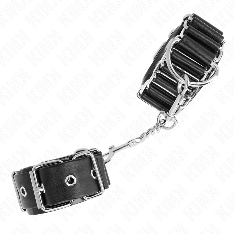 KINK - APPUI-POIGNETS FINS COMME CHARNIÈRES NOIR RÉGLABLE 16-22 CM X 3,5 CM KINK WRIST RESTRAINT