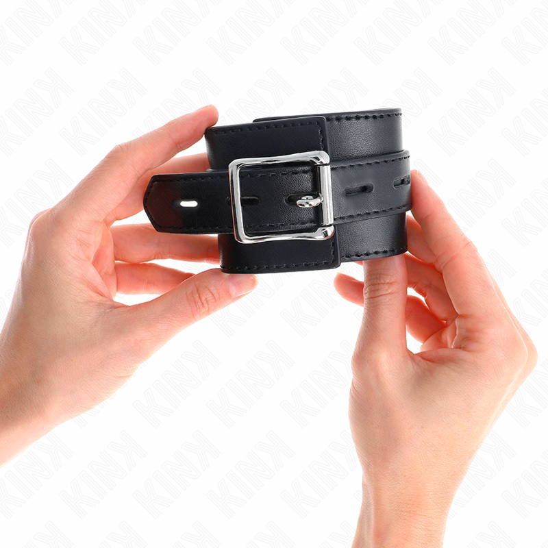 KINK - APPUI-POIGNETS NOIR AVEC CEINTURE NOIRE RÉGLABLE 17-28 CM X 6 CM KINK WRIST RESTRAINT