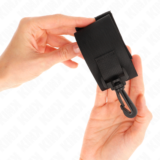 KINK - APPAREILS-POIGNETS EN NYLON NOIR KINK WRIST RESTRAINT