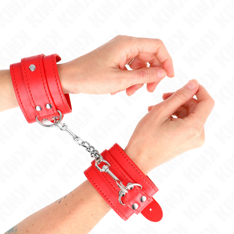 KINK - APPAREILS-POIGNETS SIMPLES ROUGE AJUSTABLES 20-23 CM X 5,5 CM KINK WRIST RESTRAINT