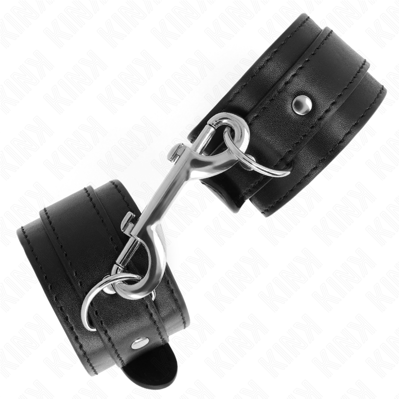 KINK - APPAREILS-POIGNETS - RANGÉE DE RIVETS SIMPLE NOIR AJUSTABLE 17-28 CM X 5 CM KINK WRIST RESTRAINT