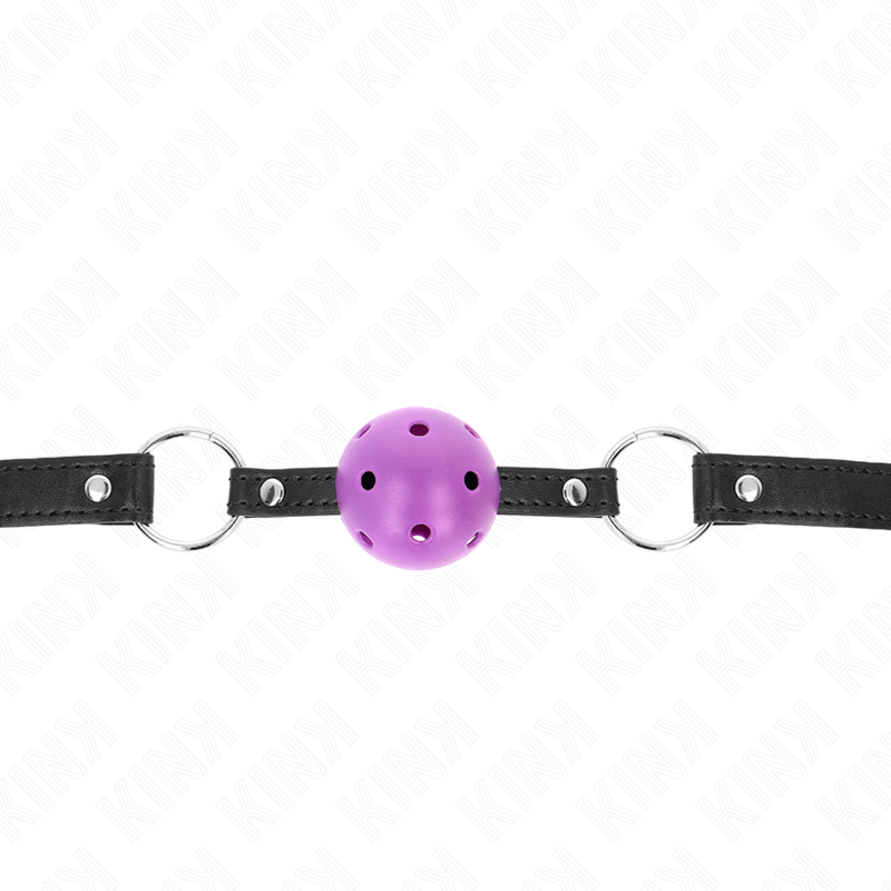 KINK - BALLE CREUSE DURE VIOLET 4,5 CM BAG 63,5 X 2 CM KINK COLLAR & GAG