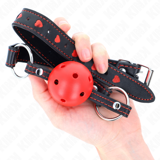 KINK - BÂTON CREUX DUR ROUGE MODÈLE 2 65 x 2,5 CM KINK COLLAR & GAG
