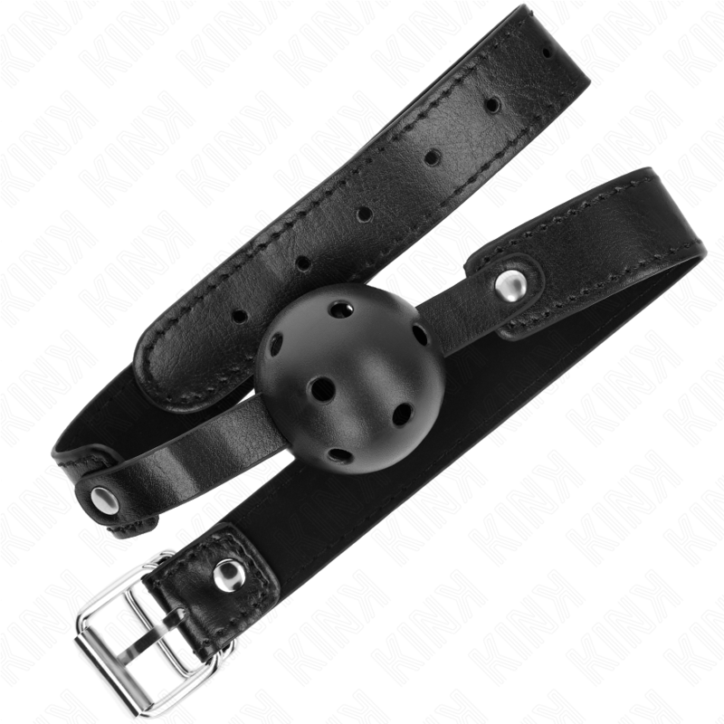 KINK - BALLE RESPIRANT NOIRE 4,5 CM BAG 65 x 2,5 CM KINK COLLAR & GAG