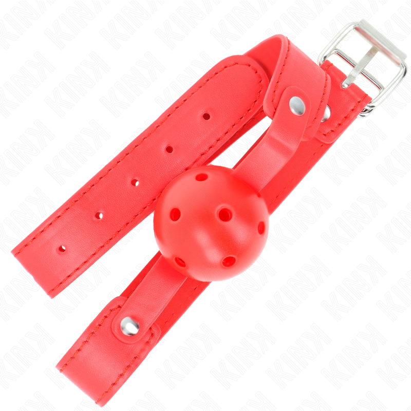 KINK - BALLE RESPIRANTE ROUGE 4,5 CM BAG 65 x 2,5 CM KINK COLLAR & GAG