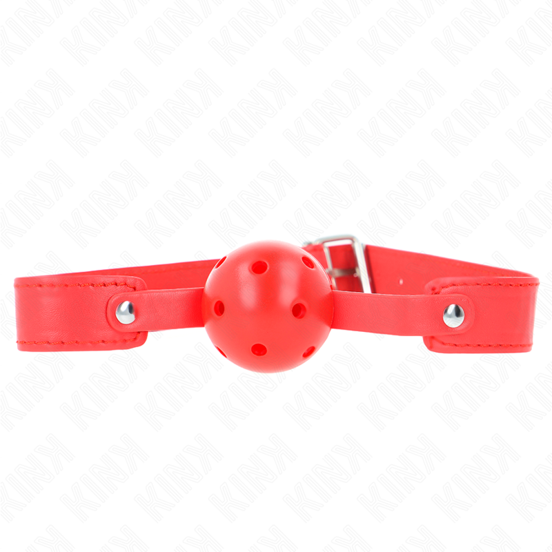 KINK - BALLE RESPIRANTE ROUGE 4,5 CM BAG 65 x 2,5 CM KINK COLLAR & GAG