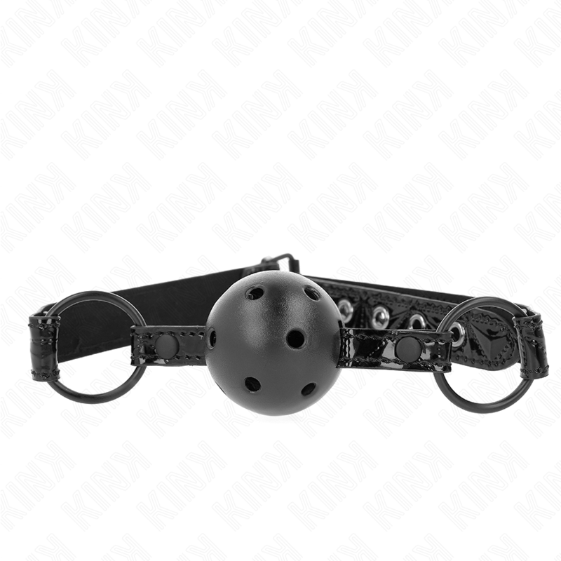 KINK - BOULE MOTIF DIAMANT 4,5 CM GAG MODÈLE 3 64,5 CM RÉGLABLE 42-60 CM KINK COLLAR & GAG