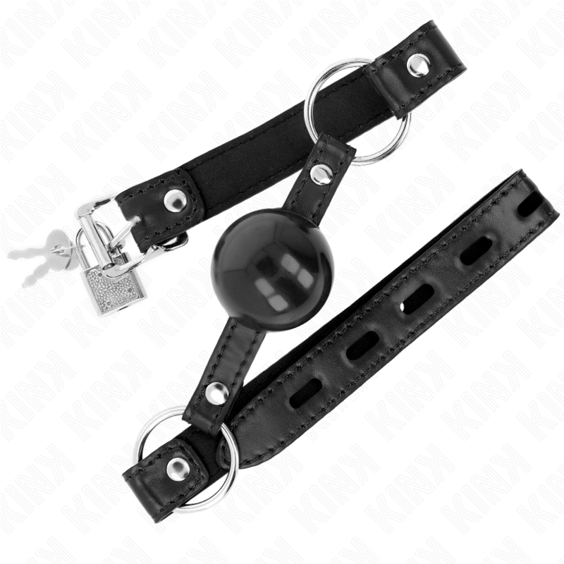 KINK - BALLE TPE NOIRE 4 CM BAG 60 x 2 CM KINK COLLAR & GAG