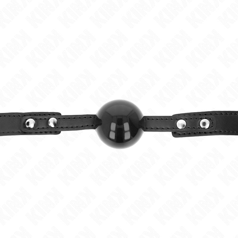 KINK - BALLE TPE SOUPLE 4 CM GAG MODÈLE 3 60 x 2 CM RÉGLABLE 37-52 CM KINK COLLAR & GAG