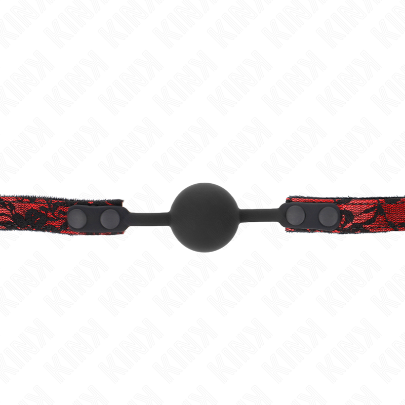 KINK - BOULE SILICONE SCANDALE 4 CM GAG MODÈLE 1 65 x 2 CM KINK COLLAR & GAG