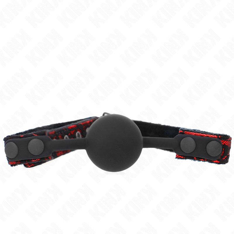 KINK - BOULE SILICONE SCANDALE 4 CM GAG MODÈLE 1 65 x 2 CM KINK COLLAR & GAG