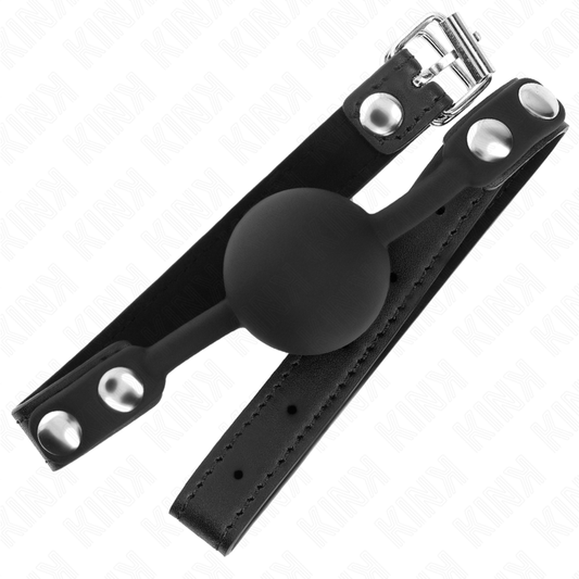 KINK - BOULE EN SILICONE 4 CM GAG MODÈLE 1 60 x 2 CM KINK COLLAR & GAG