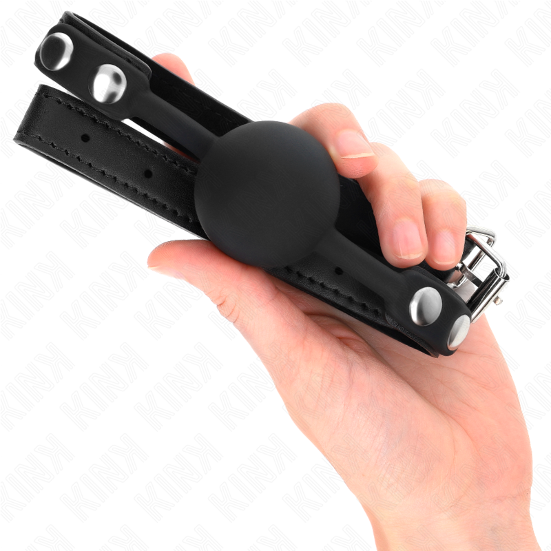 KINK - BOULE EN SILICONE 4 CM GAG MODÈLE 1 60 x 2 CM KINK COLLAR & GAG