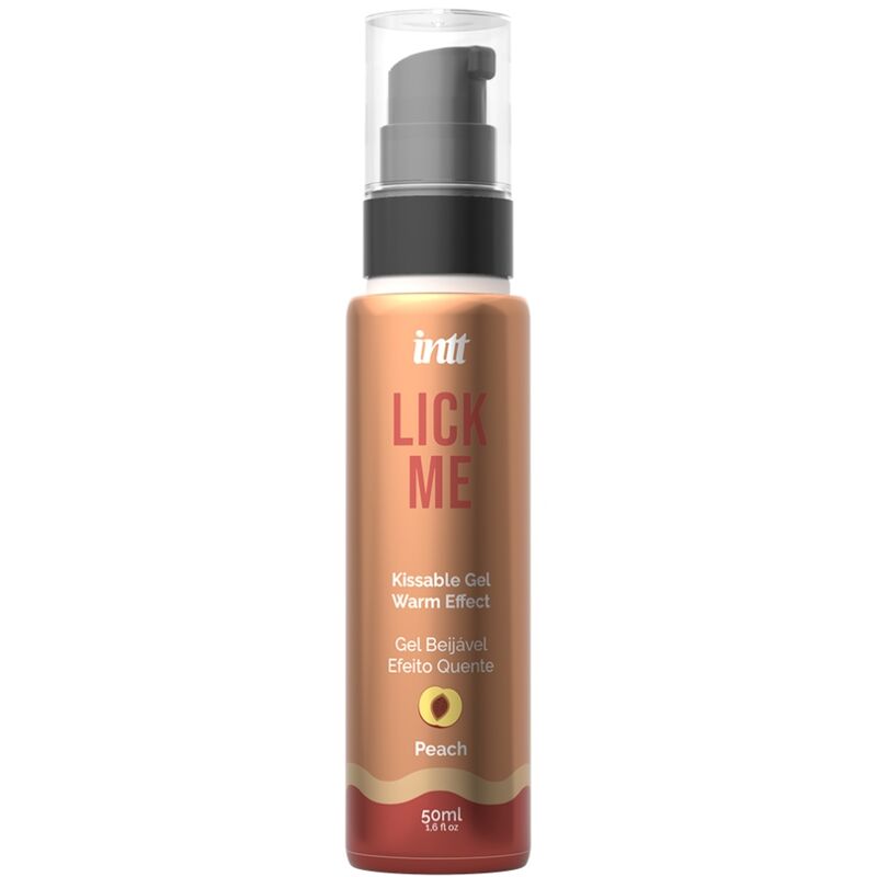 INTT - GEL COMESTIBLE LICK ME PEACH EFFET CHALEUREUX INTT LUBRICANTS